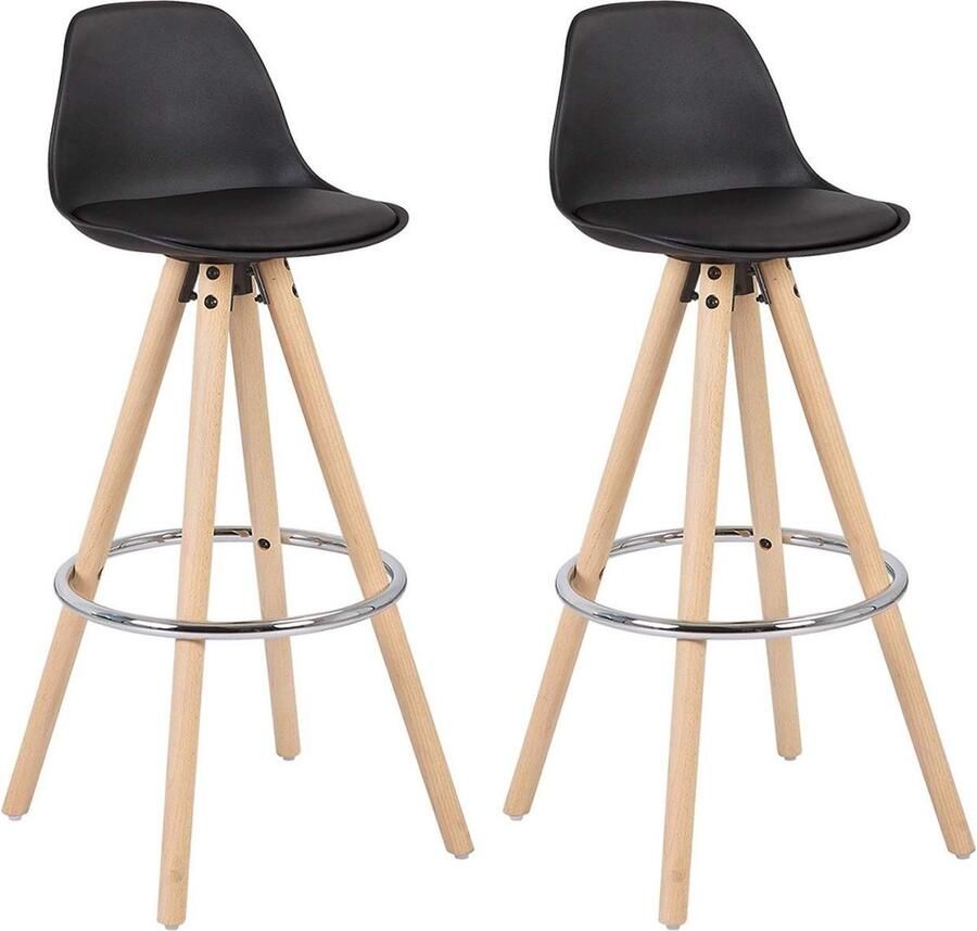 Rootz Living Rootz Designer Barkrukken Tegenkrukken Keukenkrukken Comfortabele zitplaatsen Duurzame constructie Eenvoudig onderhoud 96 5 cm x 38 5 cm x 33 cm