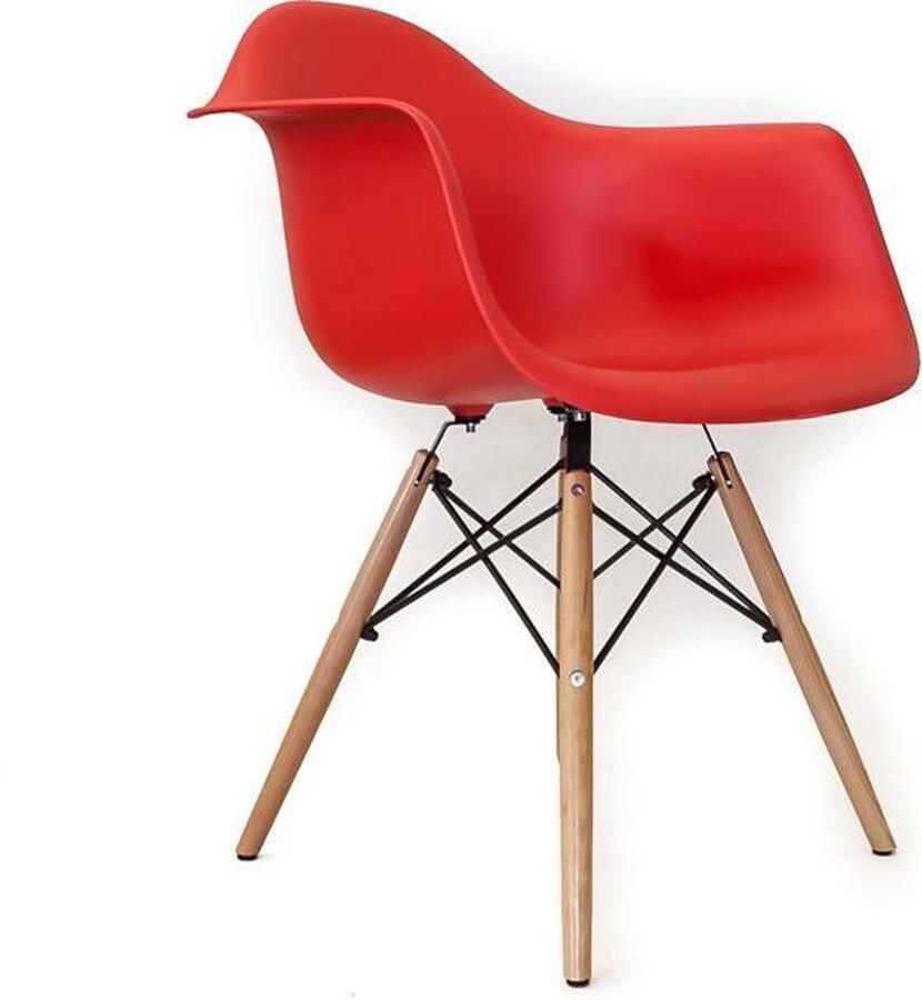 Designstoel kuipstoel DSA Rood Meubelaxi