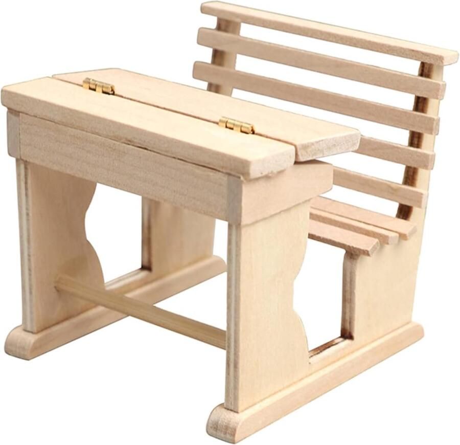 Desk Doll Accessories Fanciful Photo Dollhouse Writing Rest Miniature Children Props Decoration Statue Small Figure Scene Classroom Speelgoed Kinderen