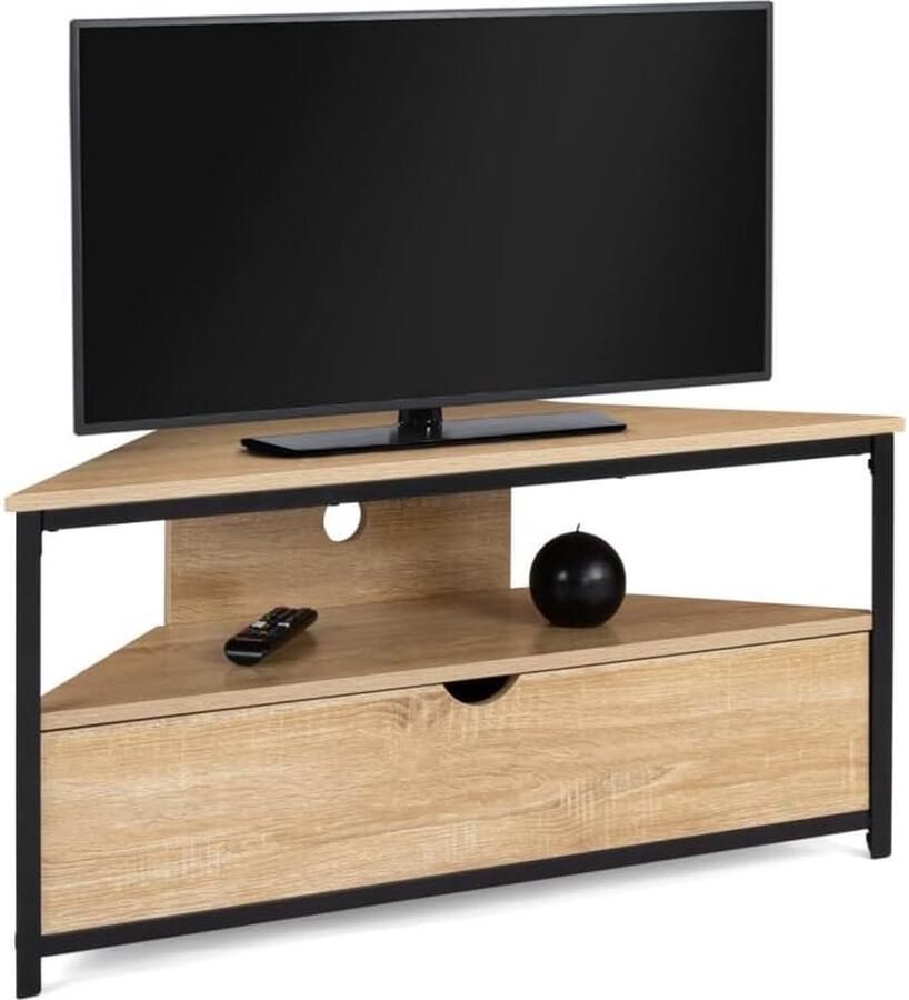 Detroit hoekkast met kast industrieel design 100 cm