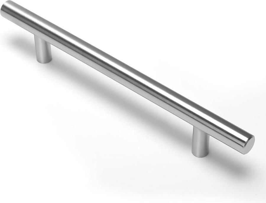 30 stuks Deurgreep Roestvrij Staal Gatafstand 128mm Meubelgrepen Kabinet Handgrepen Zilver Stanggreep cabinet handle black