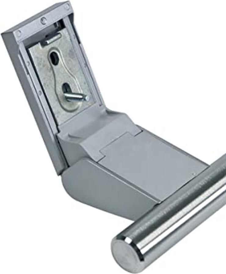 Deurgreep voor Koelkast en Vrieskast Stanggreep Roestvrij Staal Grijs Inclusief Schroeven