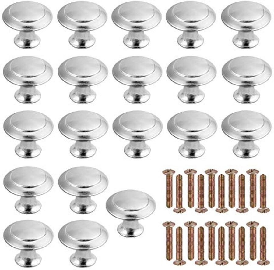 Deurgrepen voor kast 20 stuks roestvrij staal chroom