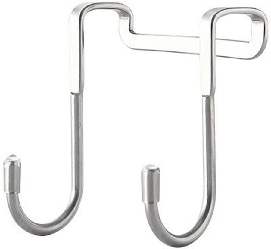 Deurhaak Deur Kapstok Hangend RVS Badkamer Haak Keuken Haak Jashaak 2 Haaks 6.6*3*7.3cm Zliver