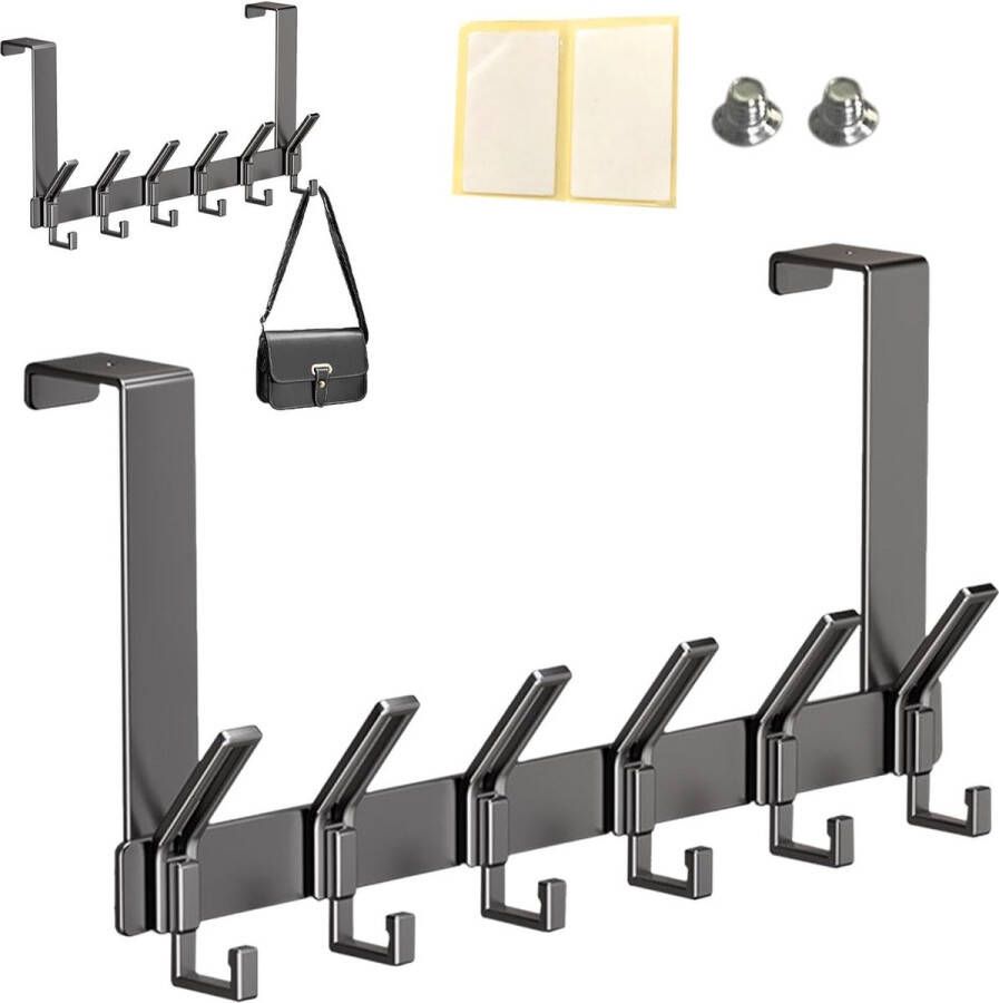 Deurhaken roestvrij staal deurkapstok om op te hangen deurhaken roestvrij staal kledinghaken deur zonder boren garderobehaken voor keuken badkamer