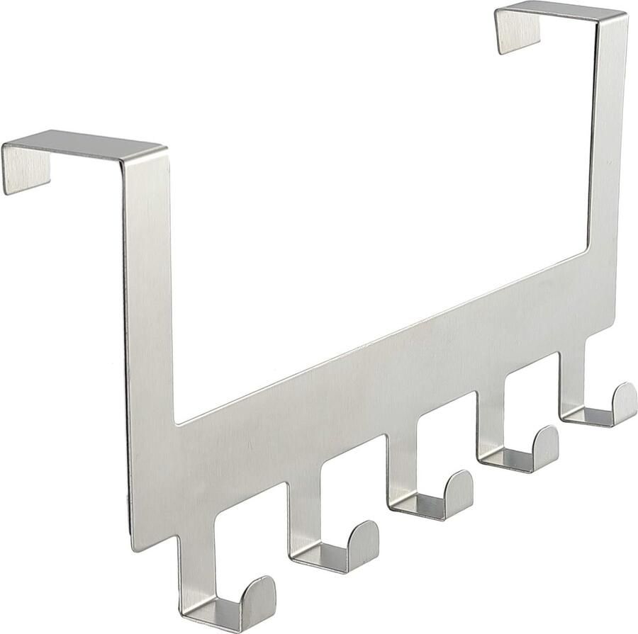 Deurhaken zonder boren Kapstok met 5 6 haken voor jassen handdoeken en kleding