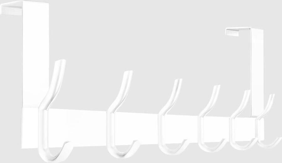 Deurhanger met 6 haken voor ruimtebesparing en organisatie