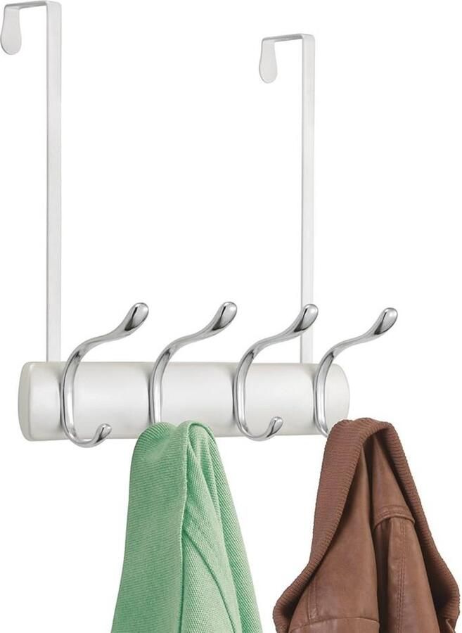 Deurkapstok met 8 Haken voor Kleding en Handdoeken Ruimtebesparend voor Keuken Gang en Badkamer Compact en Stijlvol