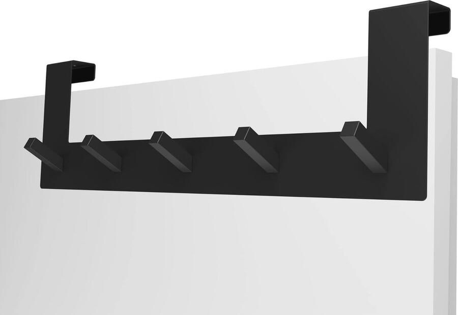 Deurkapstok met uniek haakdesign voor standaard deuren tot 2 1 cm Kledinghaken voor elegante en duurzame oplossingen