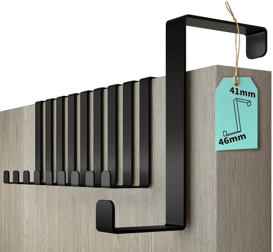 Deurkapstok Roestvrij staal Set van 10 Ruimtebesparend