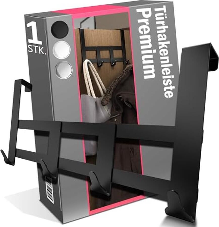 Deurkapstok voor Kleding met Hoge Draagkracht Ruimtebesparende Haken voor Deuren