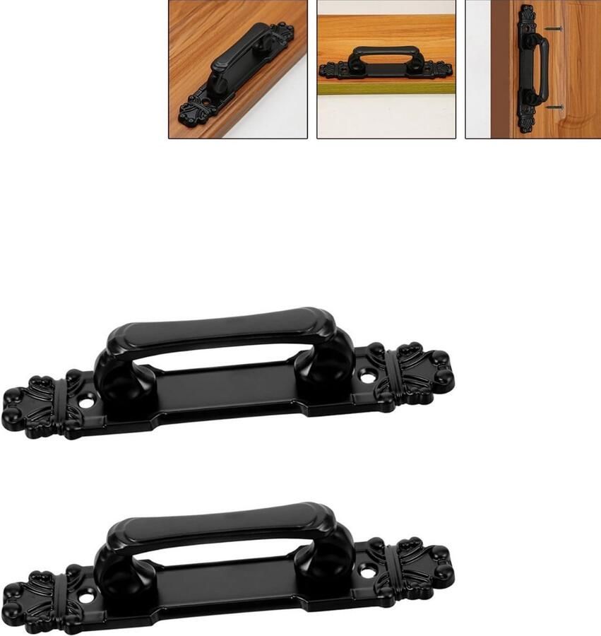 Deurklink Zwart – Handgrepen kast Meubelgrepen Keukengreep zwart Kastgrepen Handgrepen keukenkastjes Meubelgreep Handgrepen voor deurtjes handgreep keuken Deurgreep