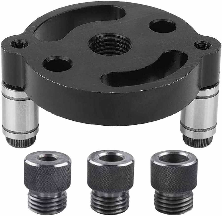 Deuvelboorgeleider- ponszoeker voor verticaal werk- positioneerder voor aluminium boormal- 6 8 10 mm boorbussen- positioneerder voor 3 gaten