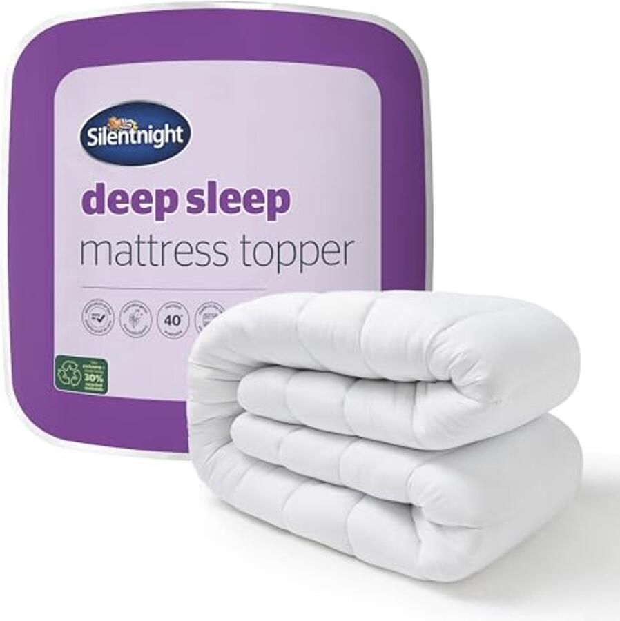 Diepe Slaap Eenpersoons Matrastopper Dikke Zachte en Comfortabele Bedtopper voor een Goede Nachtrust Hypoallergeen en Machinewasbaar