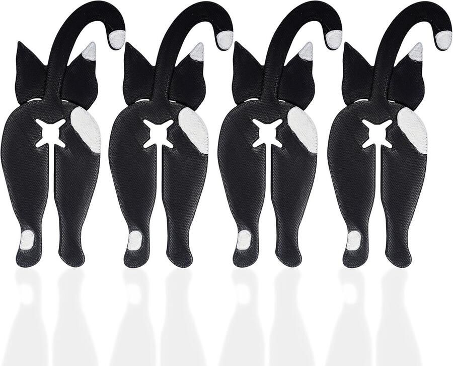 Dierenbroodklemmen Broodklemmen Luchtdicht Dierenaccessoires Keukengerei Zwarte Kat Witte Vlekken