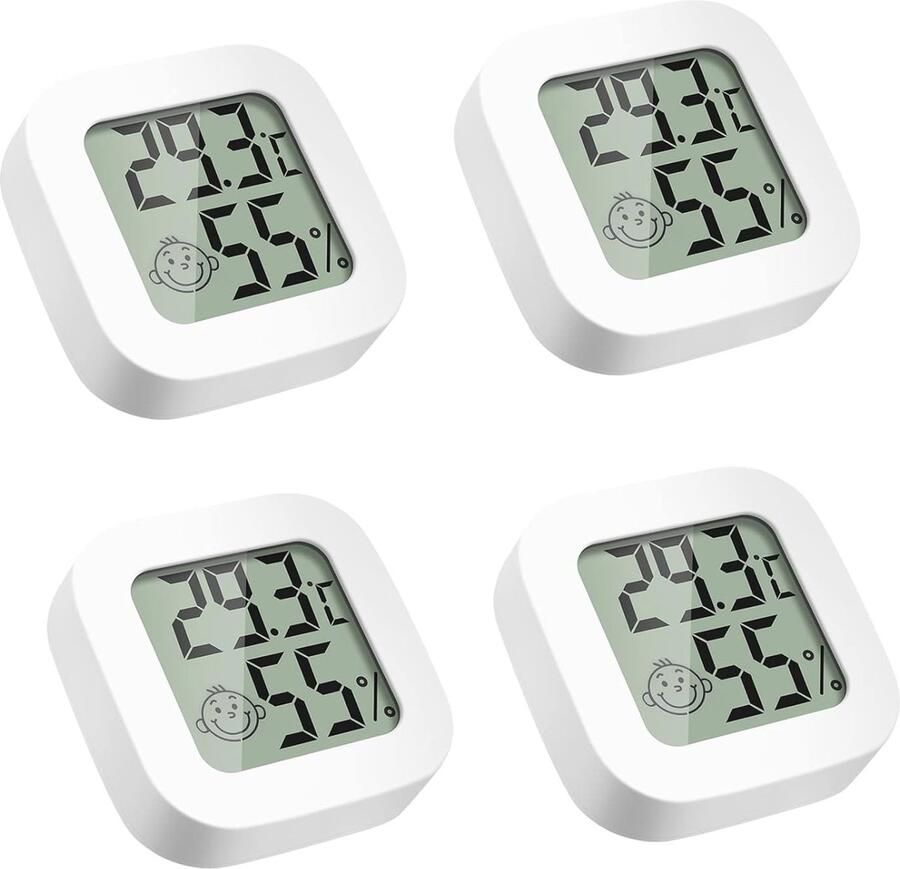 Digitale thermometer en hygrometer set nauwkeurige temperatuur- en vochtigheidsmeetinstrumenten voor thuis en kantoor
