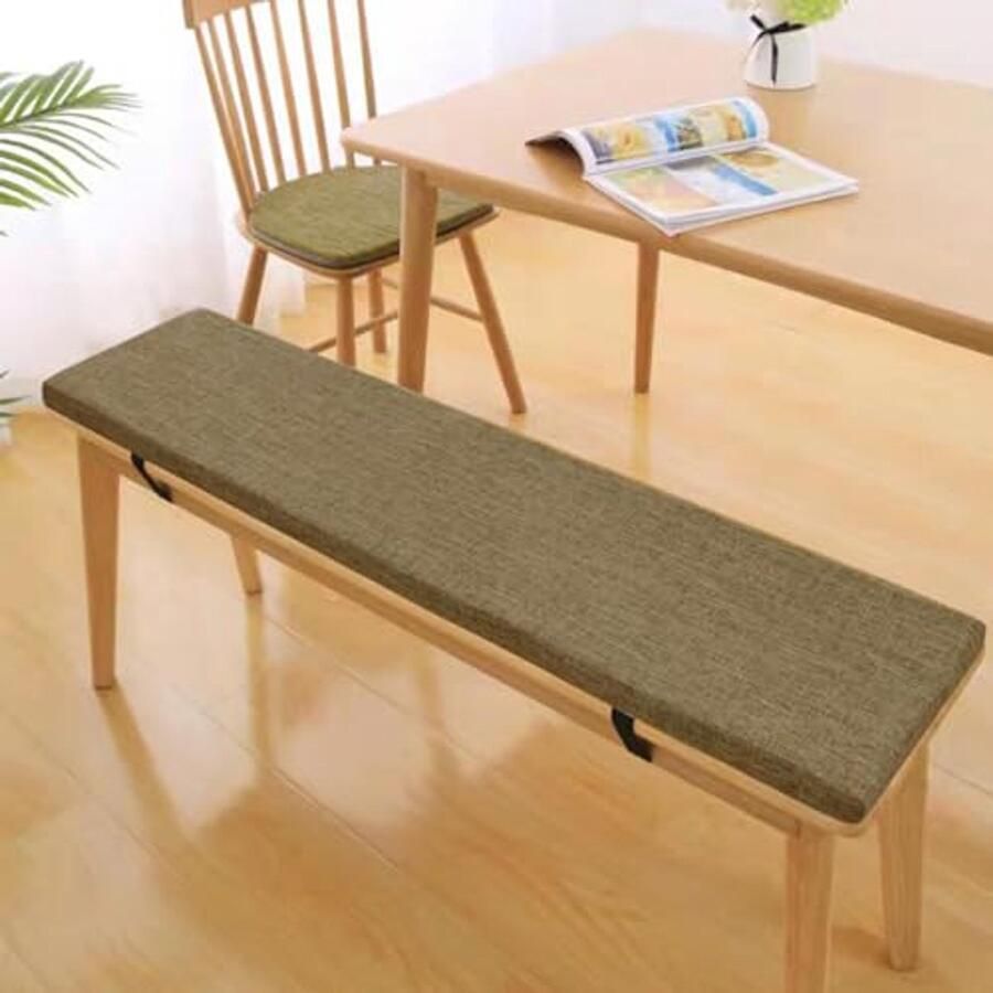 Dik Wasbaar Zitkussen voor Banken en Stoelen – 160 x 35 x 3 cm – Comfortabel en Antislip