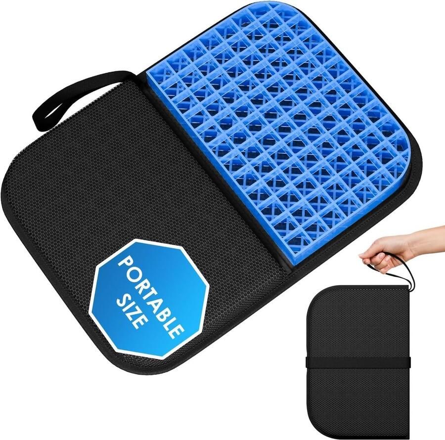 Dikke Opvouwbare Zitkussen voor Pijnverlichting Ergonomisch Kussen voor Auto Bureaustoel en Rolstoel