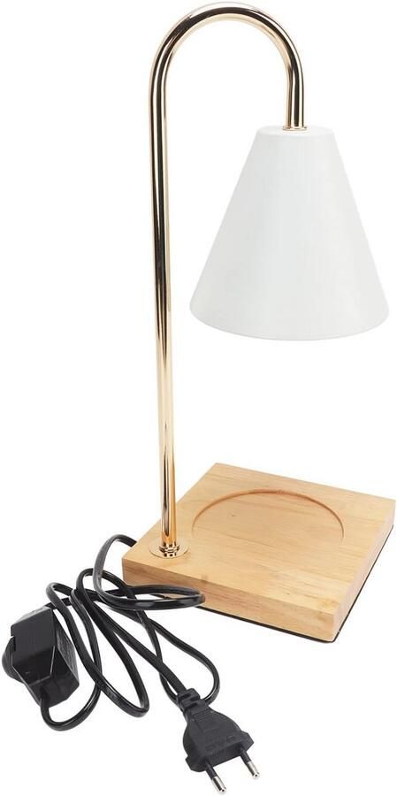 Dimbare Rookloze Kaars Warmer voor Slaapkamer en Kantoor Multifunctionele Tafellamp