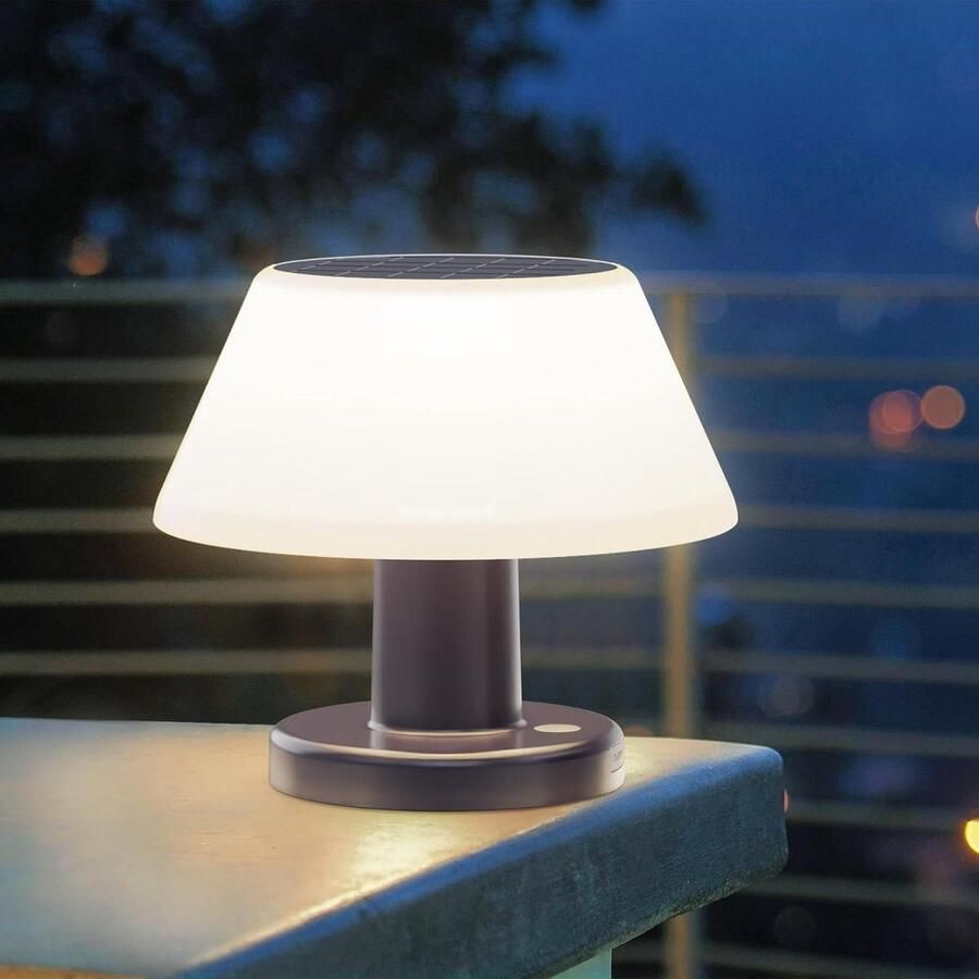 Dimbare USB oplaadbare tafellamp op zonne-energie voor buiten IP54 waterdicht