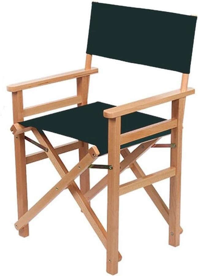 Directeur Stoelhoezen Set van 2 Film Stoel Canvas Cover Vervangingskit Donkergroen Geschikt voor Vouwstoelen