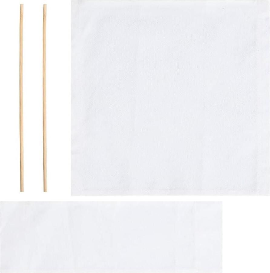 Directeurs Stoel Covers Kleine Maat Canvas Vervanging Set van 1 Make-up Artiest Stoel Cover Wit Canvas Draagbare Stoel voor Thuis en Film Tuin Buiten Accessoires