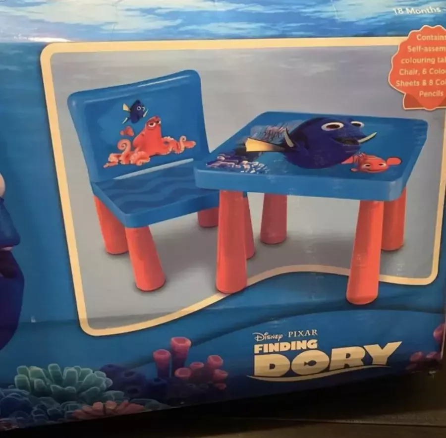 disney pixar finding dory kleurtafel kindertafel