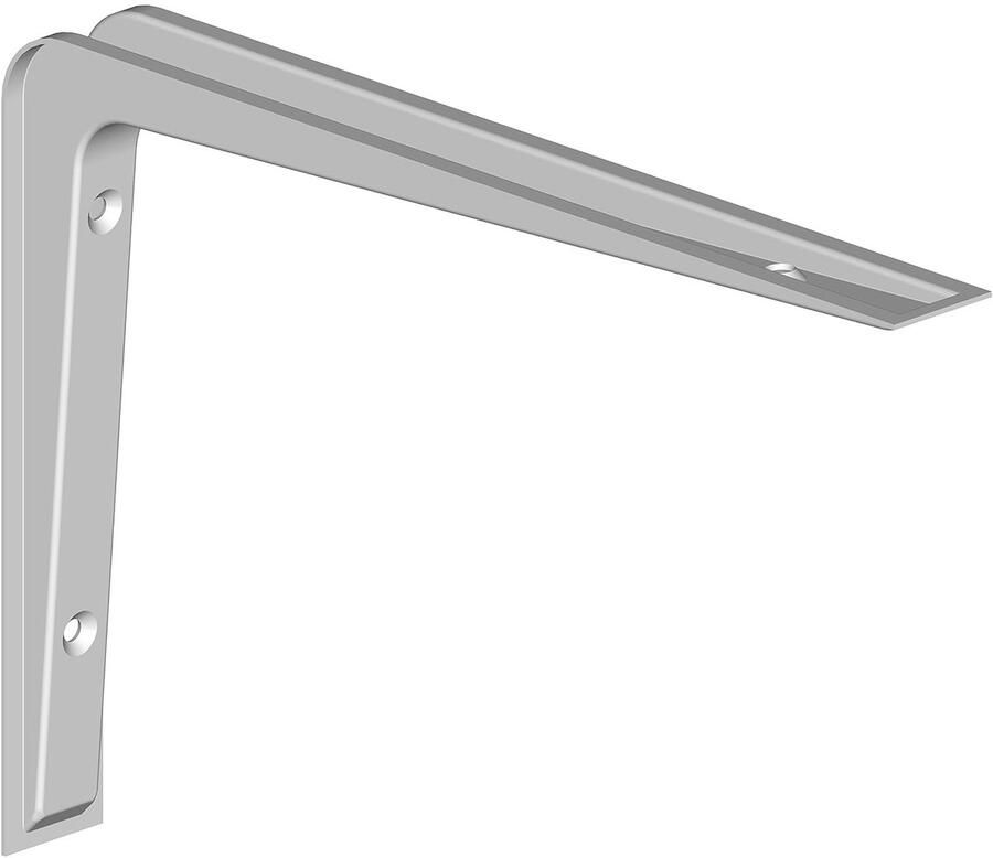 DIY Wandconsole Alido functionele metalen console 2 stuks wit 155 x 220 mm