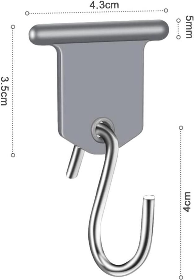 Dolaso Motorhome parasol haak-17 stuks motorhome parasol accessoires hanger-camping parasol haak-motorhome-aanhangwagen-kerstfeesten-camping tenten-buizen en balustrades accessoires voor interieur en buiten