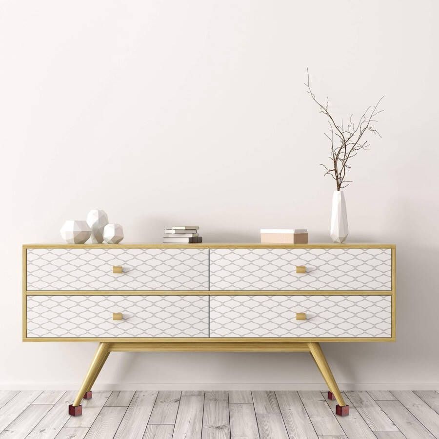 Donkerbruine meubelverhoging van bamboe kubus in set van 4 tafelverhoging sokkel stoelverhoging 9 4 cm groot