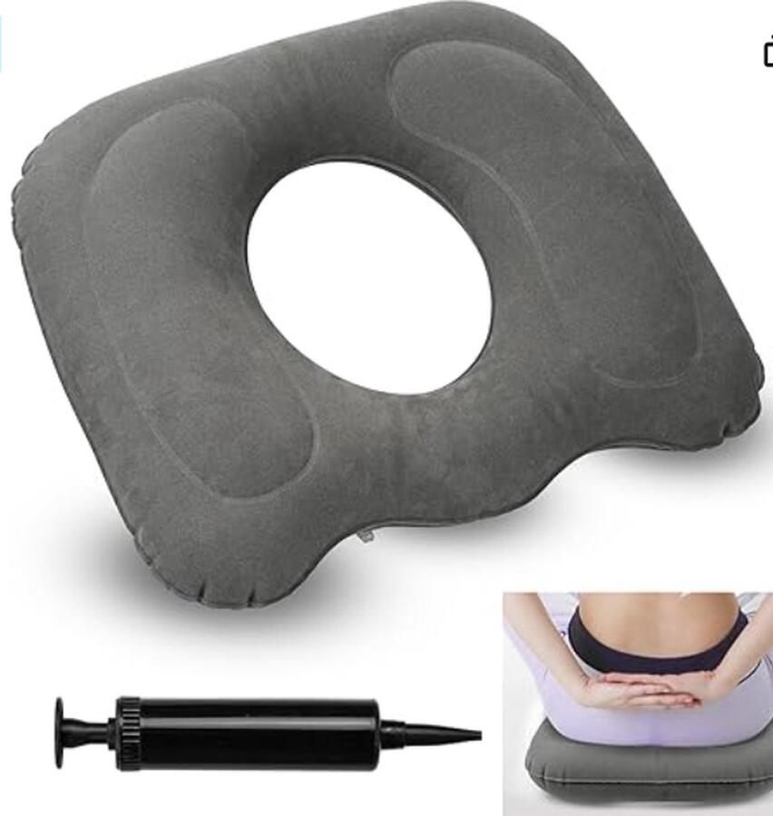 Donutkussen Zitring Coccyx Relief Zitkussen Opblaasbaar Coccyx Kussen Orthopedisch Zitkussen voor Kantoorstoel Auto Rolstoel Coccyx Sciatica Rugpijn