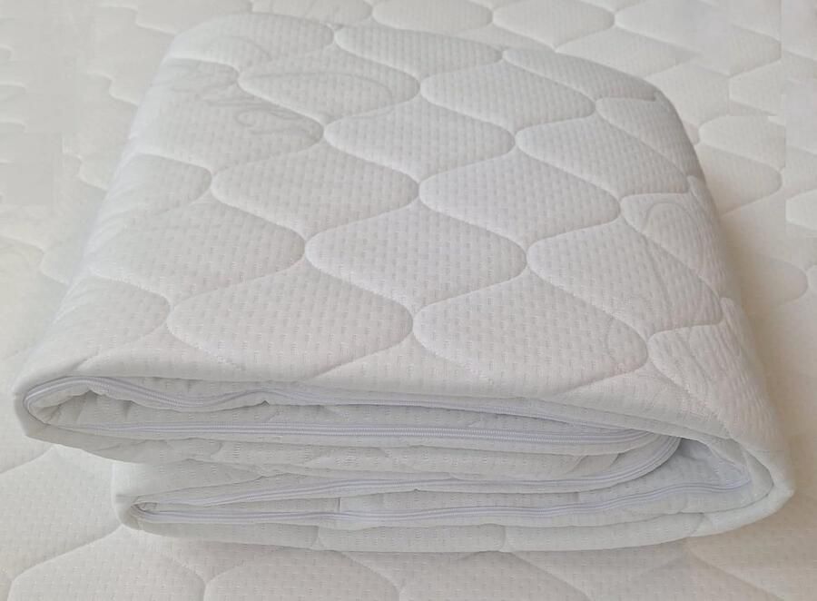 Matrasovertrek met Ritssluiting Geschikt voor Matras 80 tot 200 cm Hypoallergeen en Wasbaar - Foto 2