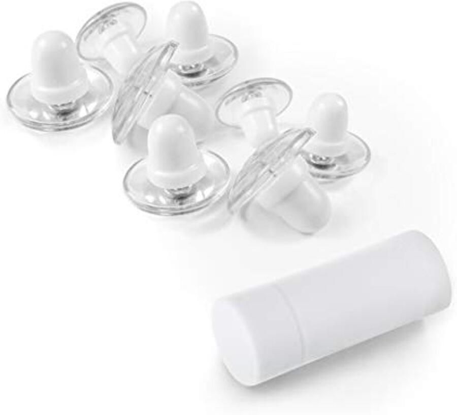 Doorzichtige magnetische dekbedclips met sleutel 8 stuks Eenvoudige bevestiging en verwijdering