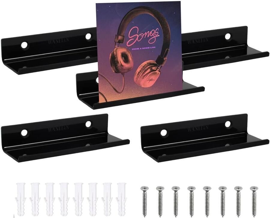 Doorzichtige wandplanken modern en veelzijdig 1 stuk acryl 10 x 3 2 x 2 cm