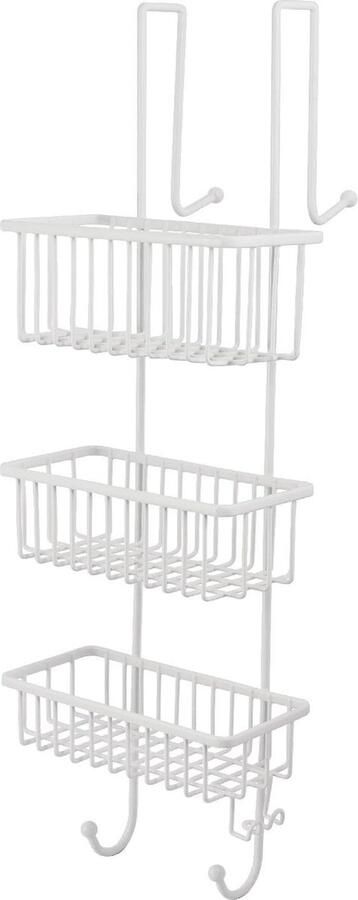 Douchemand Badkamerplank Hangplank met 3 manden