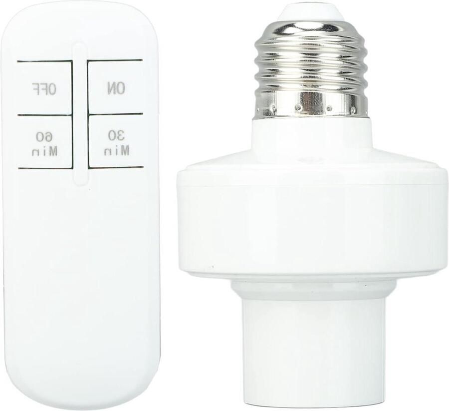 Afstandsbediening Gloeilamp Socket Draadloze Vervanging Bestand Tegen Interferentie Eenvoudige Installatie 360 ​​Graden Controle voor Gloeilamp (220V)