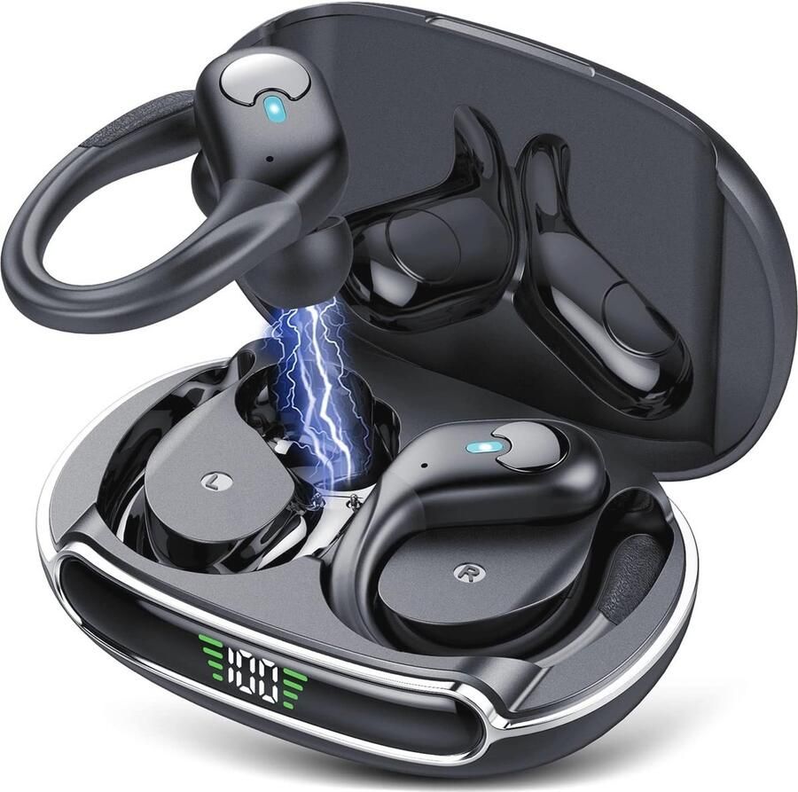 Draadloze Sport Oordopjes met Lange Speeltijd en Waterdicht Design