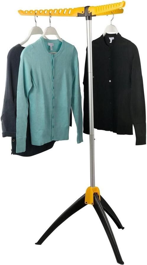 Draagbaar opvouwbaar kledingrek Gebruik als kledingdroogrek Opvouwbare kledingrek