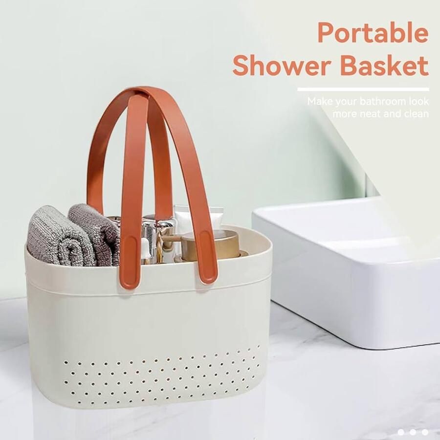 Draagbare Douchemand Grote Capaciteit Wit Kunststof