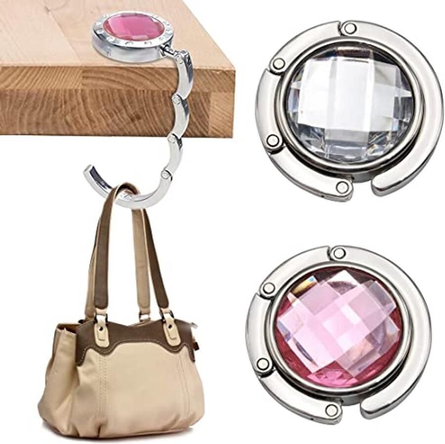 Draagbare haken voor handtas Opvouwbare multifunctionele handtashaak voor tafels en damestassen