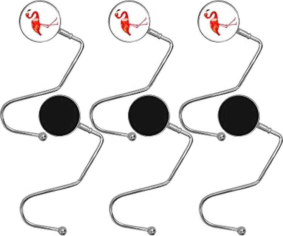 Draagbare Handtas Hanger 6 Stuks Tafel Haak voor Handtas Opslag