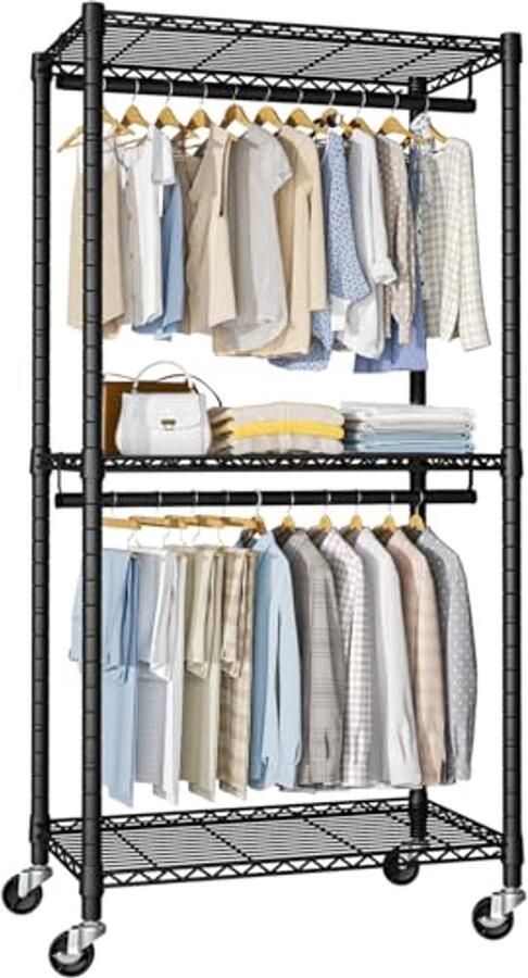 Draagbare kast 30 B x 14 D x 76 H Koolstofstaal zwart Heavy-Duty