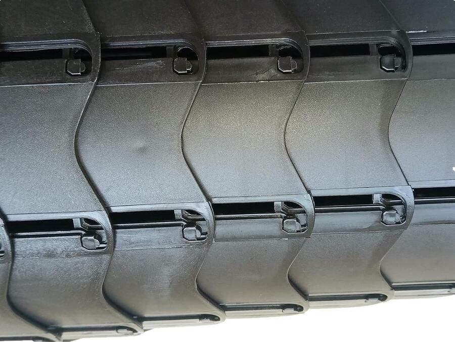 Draagbare klapkruk met een draagvermogen van 130 kg intrekbare kunststof opvouwbare kruk voor kamperen vissen wandelen grillen buiten binnen keuken (zwart)