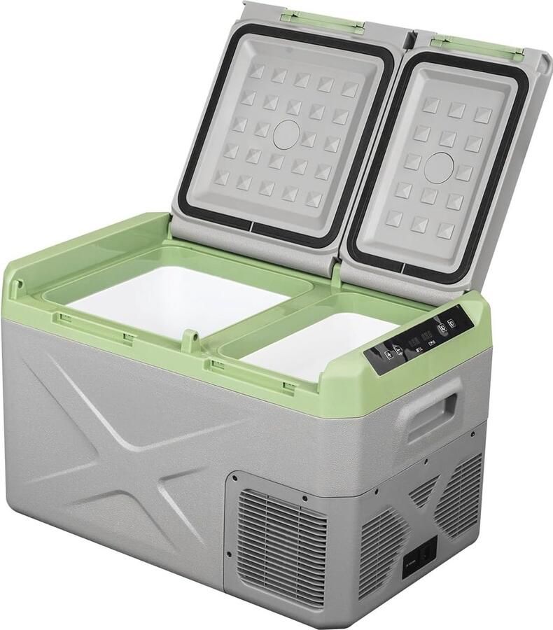 Draagbare Koelbox 22 3 L Elektrische Vriesbox voor Auto Camping Vrachtwagen & Boot met USB-Aansluiting