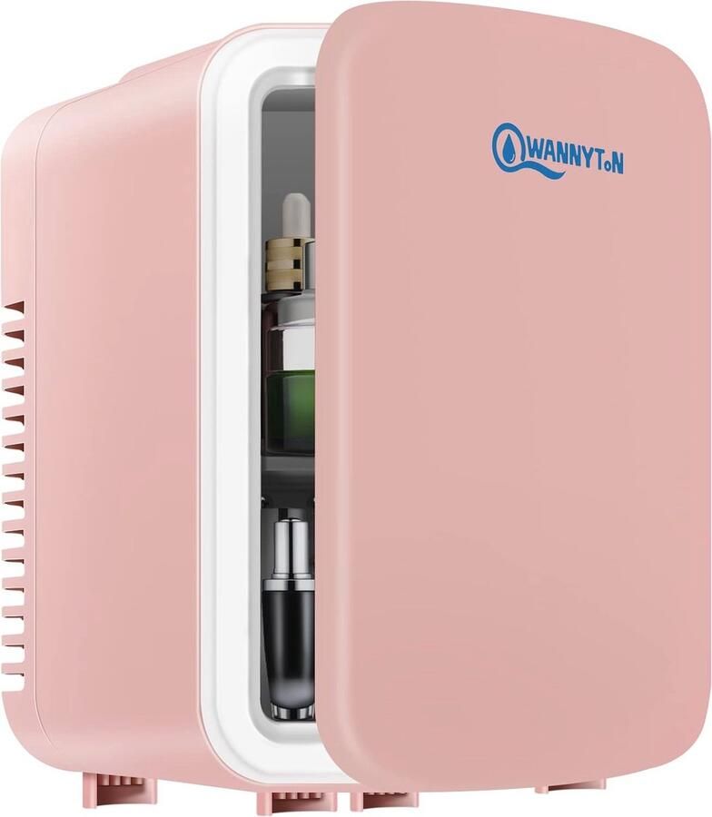 Draagbare Mini-Koelkast 4 Liter met Koel- en Verwarmfunctie Perfect voor Auto en Cosmetica