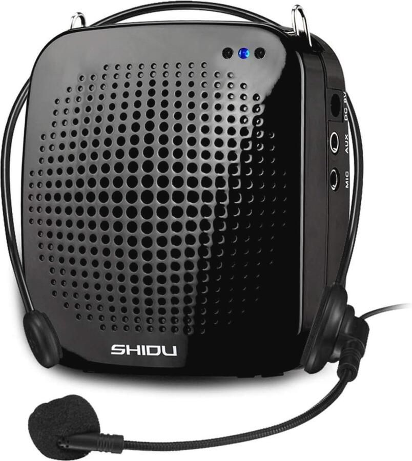 Draagbare Spraakversterker met Microfoon en Luidspreker voor Docenten en Gidsen