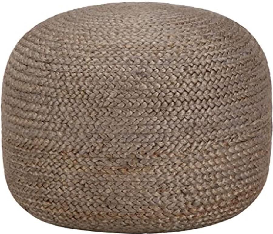 Draagbare Zitzak met Voetsteun Lichtgrijs 45 x 30 cm