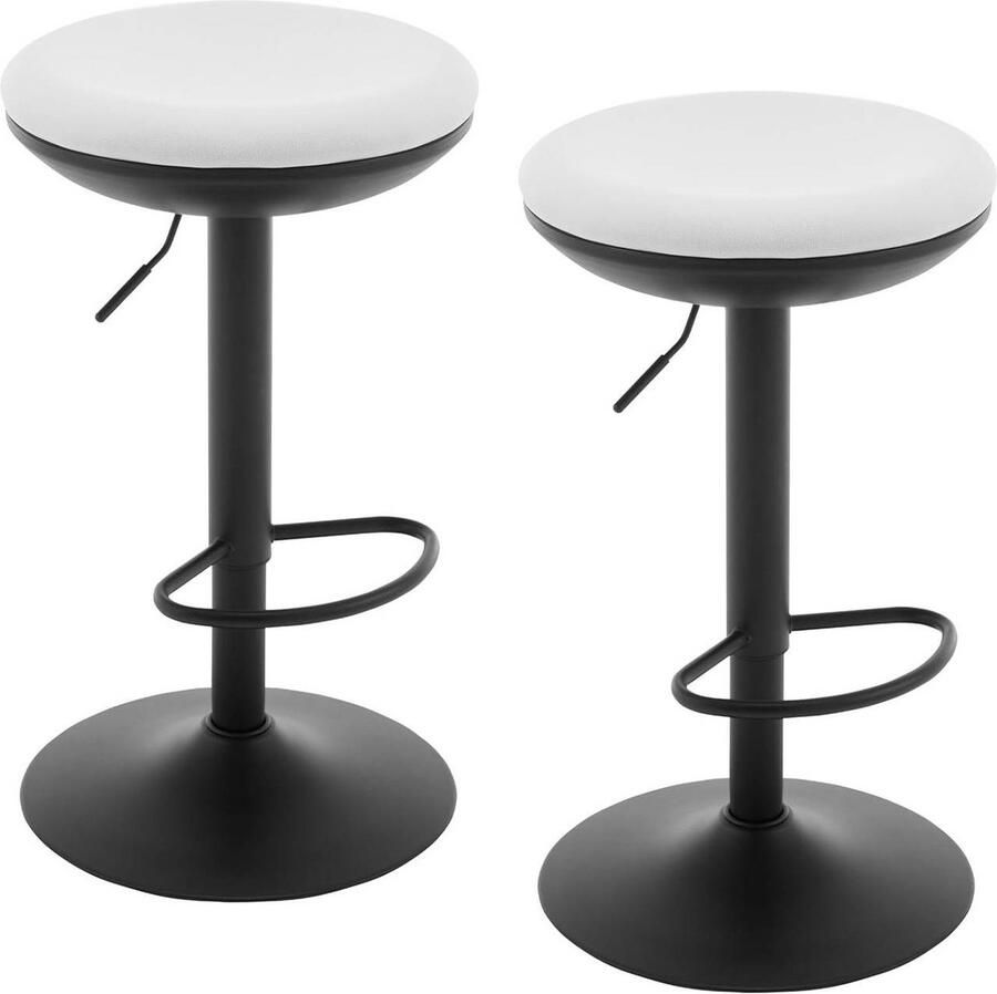 Rootz Living Rootz draaibare barkruk tegenkruk keukenkruk ademend elastisch gaas schuim met hoge dichtheid in hoogte verstelbaar 41 cm x (64-85) cm x 41 cm