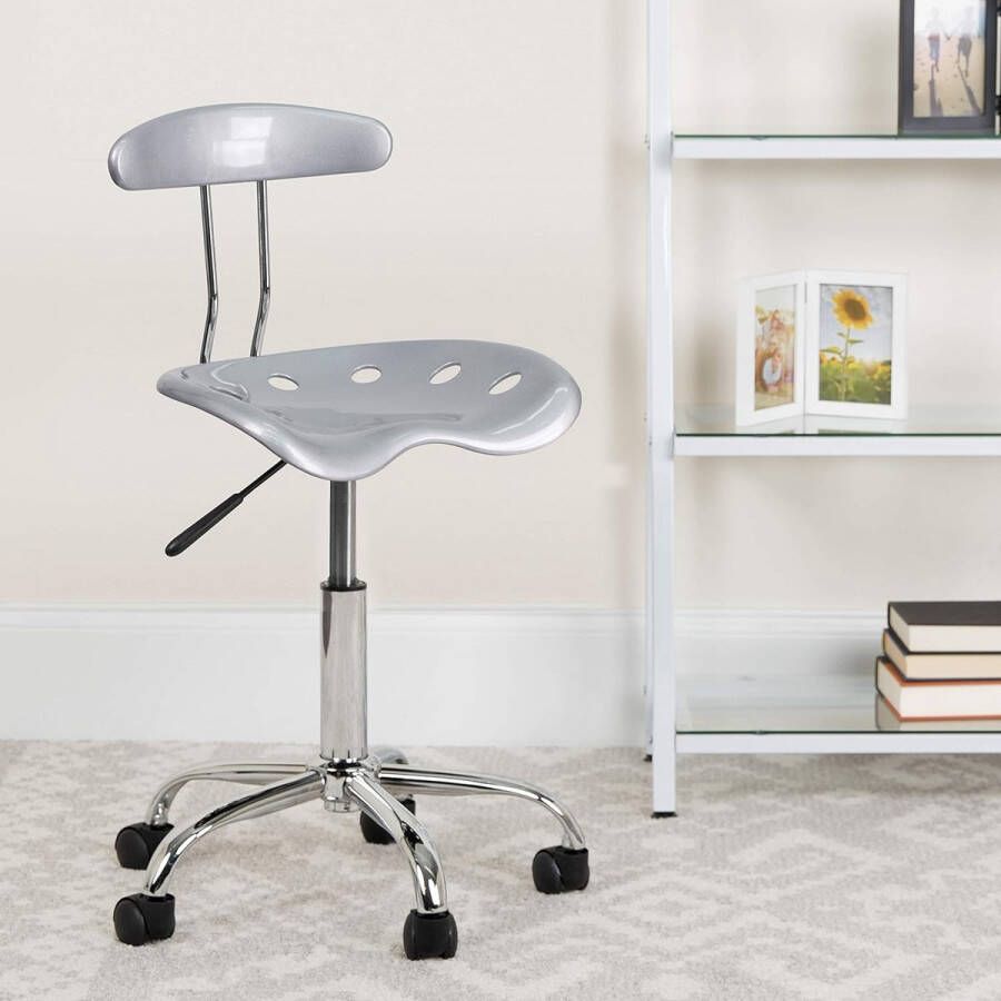 Draaibare Kruk Rolling stool Rocking chair Work stool with adjustable backrest Swivel Stool
