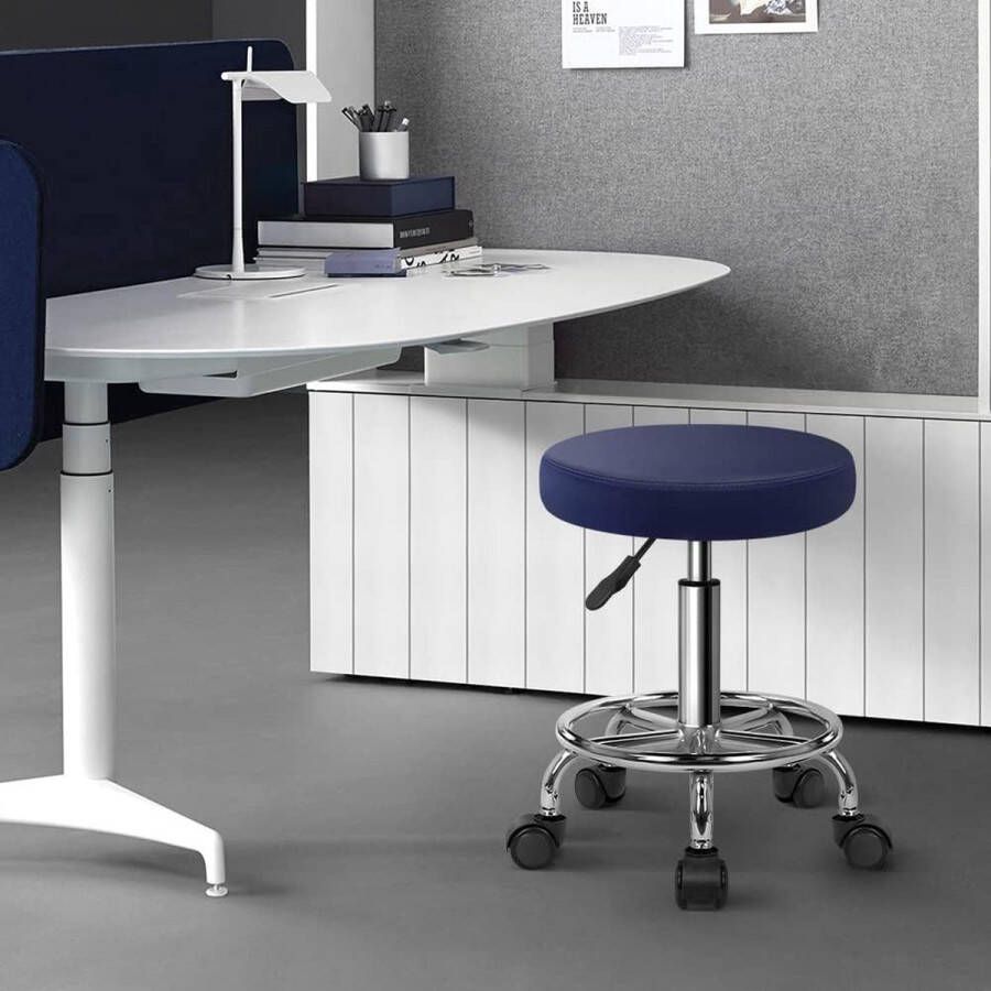 Rol kruk Schommelstoel Werkkruk met verstelbare rugleuning Draaibare Kruk Rolling stool Rocking chair Work stool with adjustable back Swivel stool Draaibare kruk met wielenRol kruk Schommelstoel Werkkruk met verstelbare rugleuning Draaibare Kruk